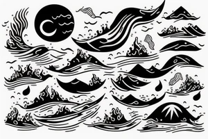when oceans rise, my soul will rest in your embrace tattoo idea