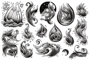 when oceans rise, my soul will rest in your embrace tattoo idea