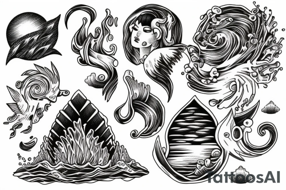 when oceans rise, my soul will rest in your embrace tattoo idea