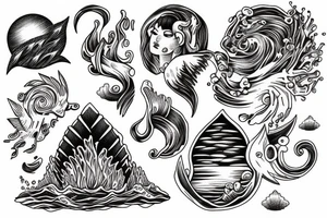 when oceans rise, my soul will rest in your embrace tattoo idea