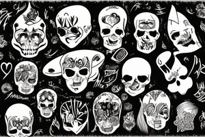 “Kooks4Life” with picture of factory tattoo idea