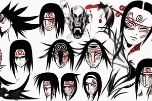itachi uchiha tattoo idea