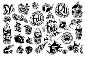 todler with dad tattoo idea
