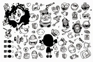 toddler with dad tattoo idea