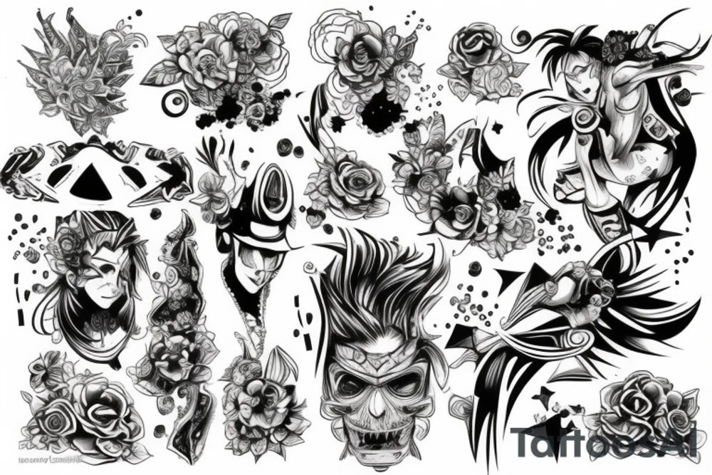 jojo style tattoo idea
