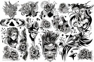jojo style tattoo idea