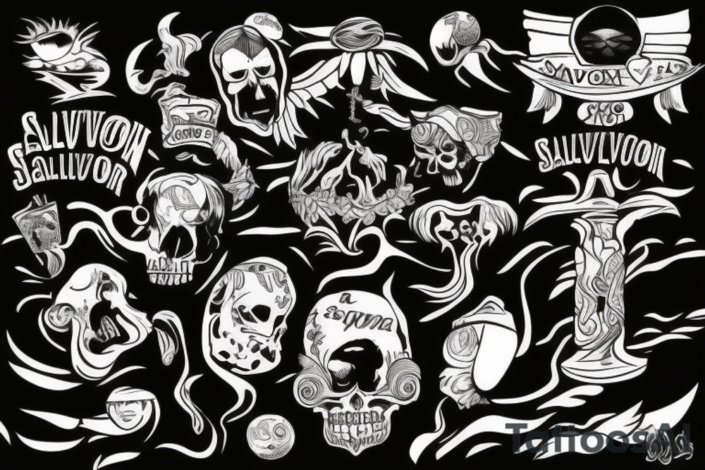 A man salvation tattoo idea