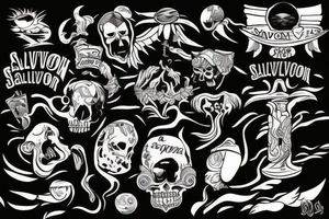 A man salvation tattoo idea