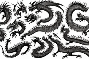 A big dragon tattoo idea