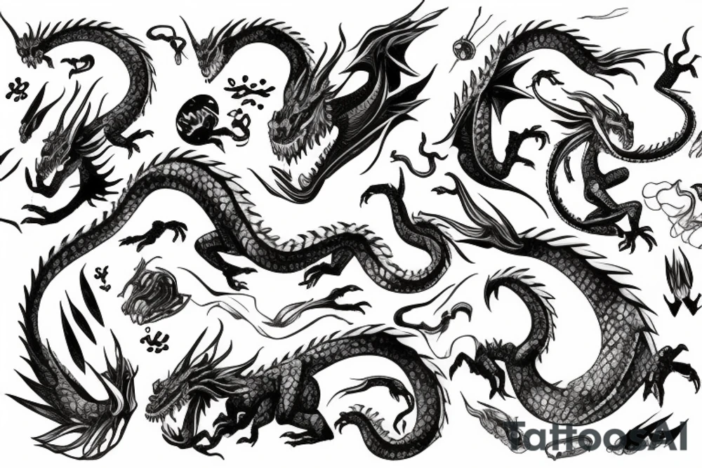 A big dragon tattoo idea