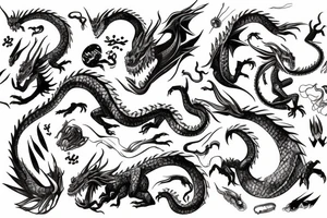 A big dragon tattoo idea