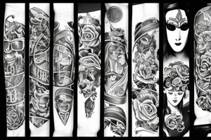 Wake up to reality tattoo text old school tattoo idea