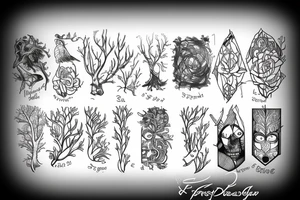 forest tattoo idea