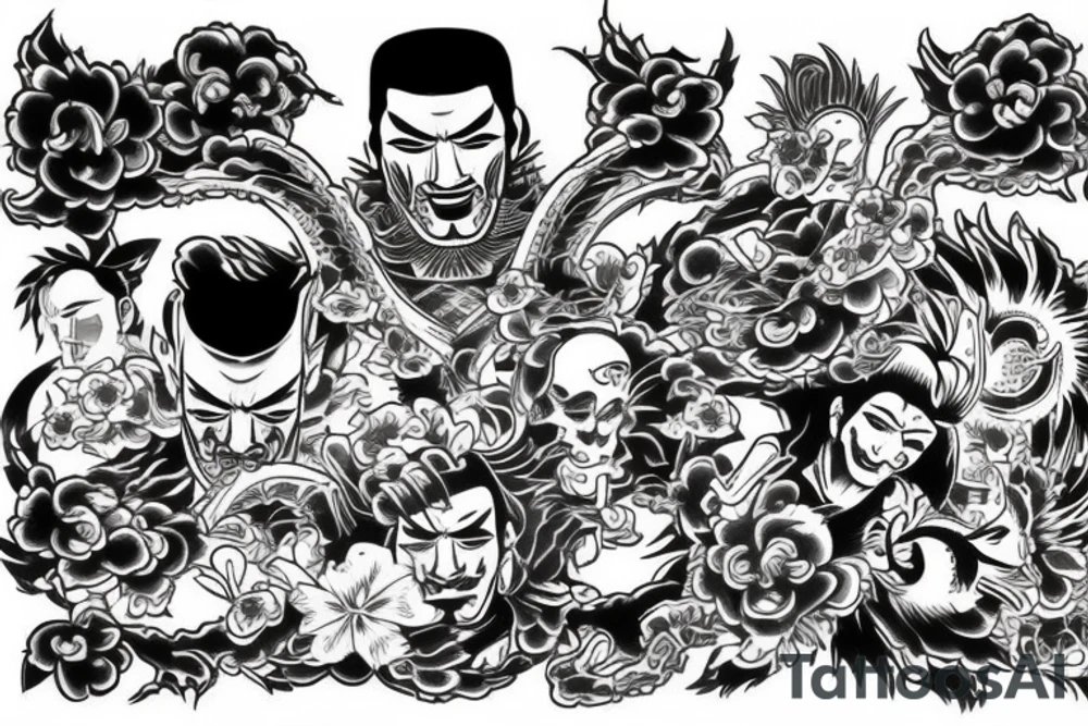 yakuza style tattoo idea
