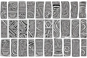 maori pattern tattoo idea