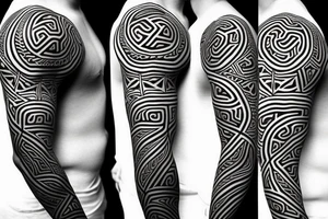 maori pattern tattoo idea