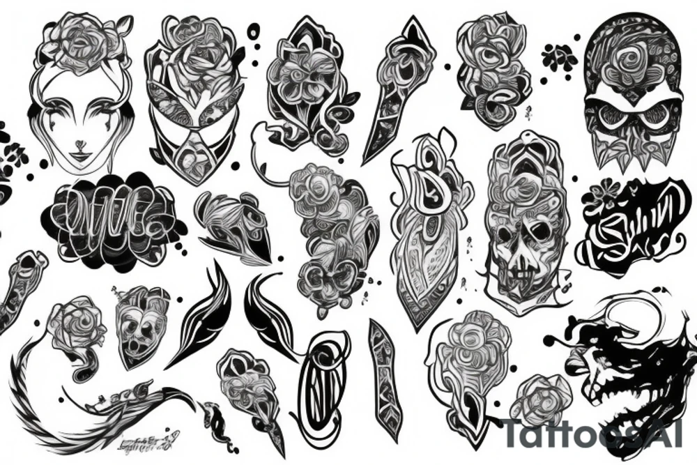 Name Viswan tattoo idea