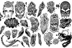 Name Viswan tattoo idea