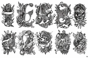 Name Viswan tattoo idea