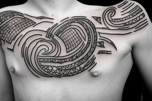 Stones and rocks and sand on arm tattoo idea