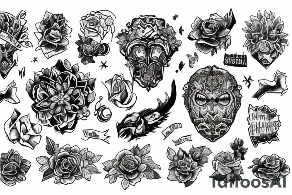 песочные часы tattoo idea
