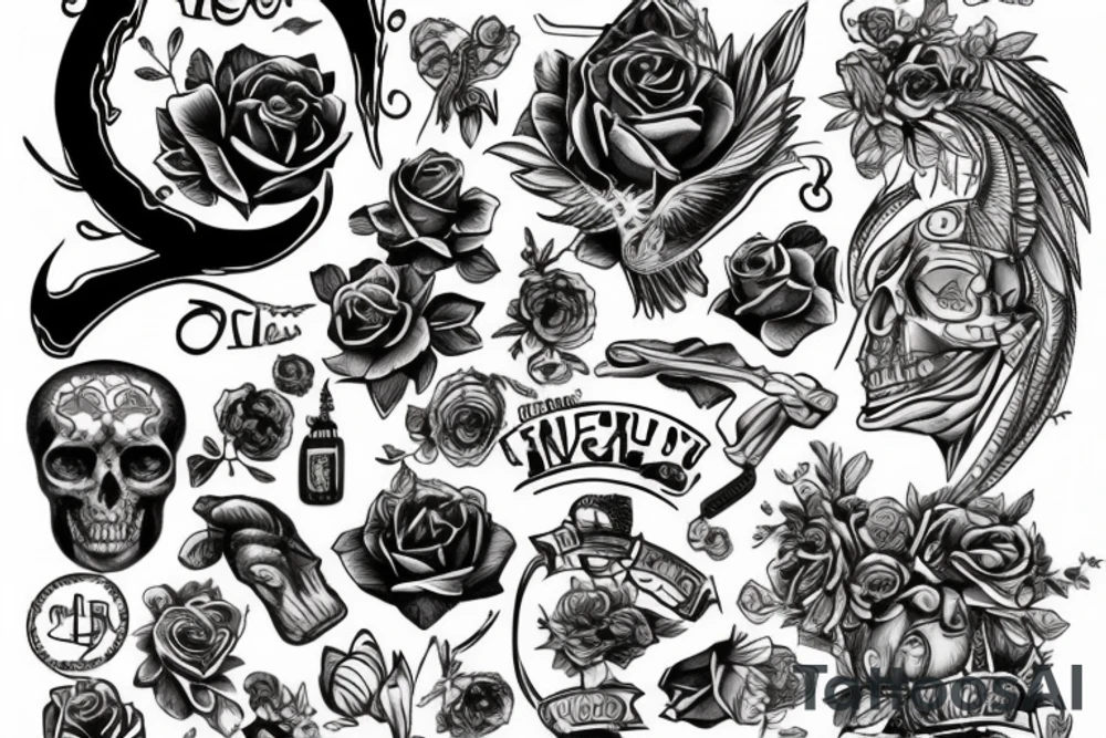 песочные часы tattoo idea