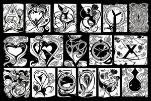 hourglass tattoo idea
