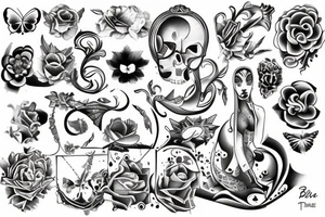 painting frame with blank inside tattoo idea