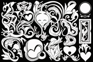 painting frame with blank inside tattoo idea