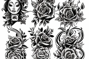 painting frame with blank inside tattoo idea