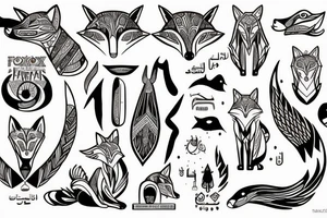 fox, Egypt, god tattoo idea