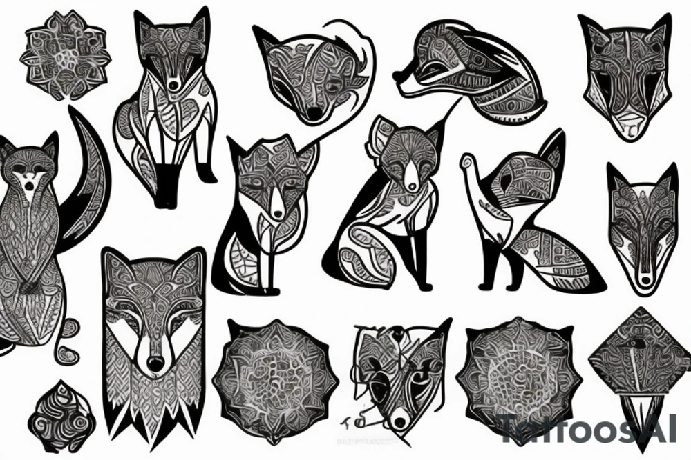fox, Egypt, god tattoo idea