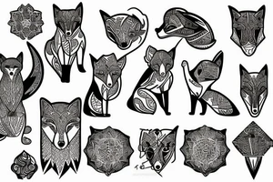 fox, Egypt, god tattoo idea