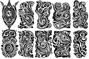 Royal and atitude tattoo idea