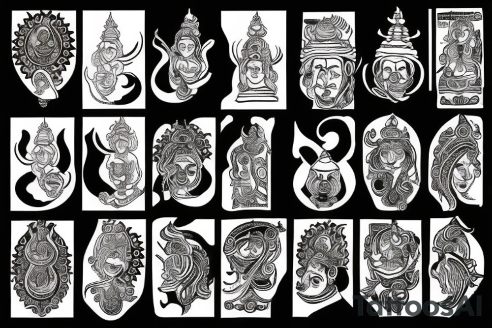 Lord Shiva tattoo idea