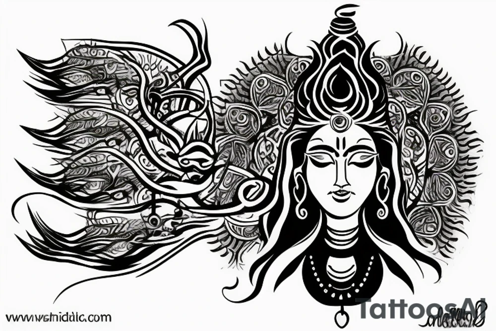 Lord Shiva tattoo idea