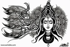 Lord Shiva tattoo idea