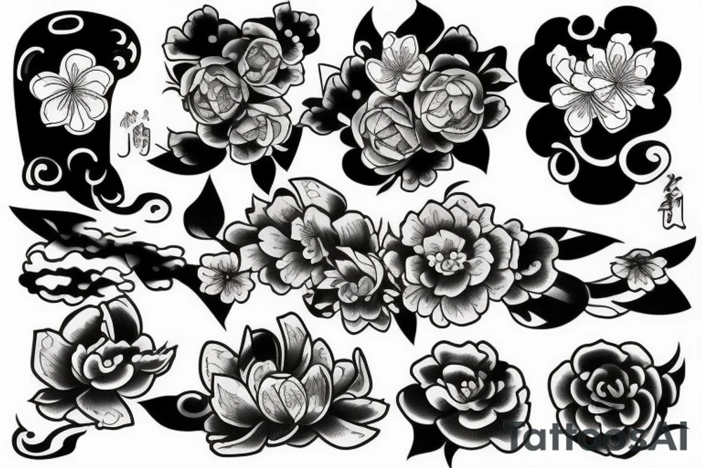 irezumi sakura tattoo tattoo idea