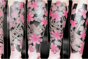 japanese sakura tattoo tattoo idea