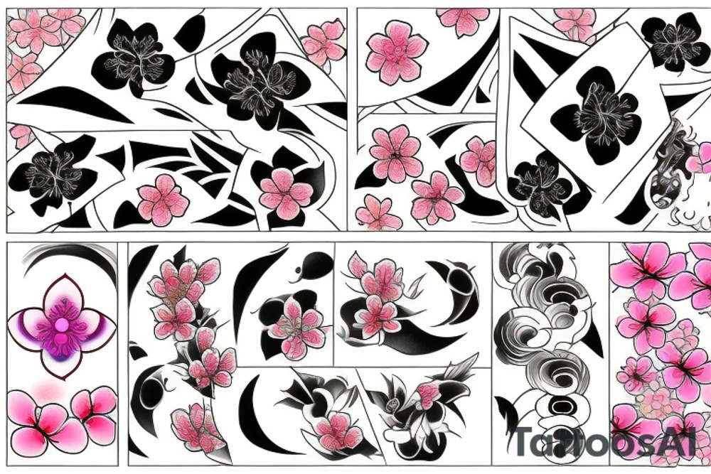japanese sakura tattoo tattoo idea