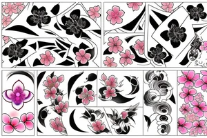japanese sakura tattoo tattoo idea