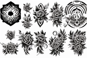 Small shoulder spiritual tattoo tattoo idea