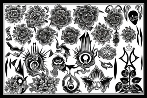 Spiritual, life, courage tattoo idea