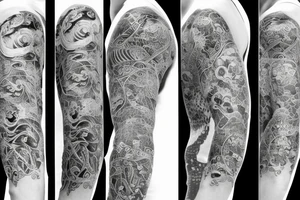 sleeve, related to nature tattoo idea
