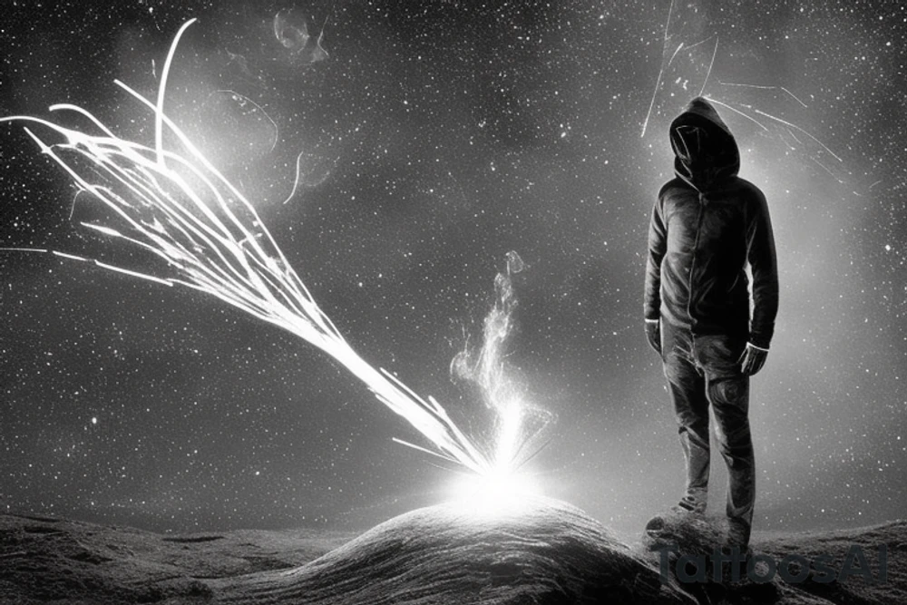 I would rather be ashes than dust!
I would rather that my spark should burn out in a brilliant blaze than it should be stifled by dry-rot.
I would rather be a superb meteor, every atom of me in magnificent glow, than a sleepy and permanent planet.
The function of man is to live, not to exist.
I shall not waste my days trying to prolong them.
I shall use my time. tattoo idea