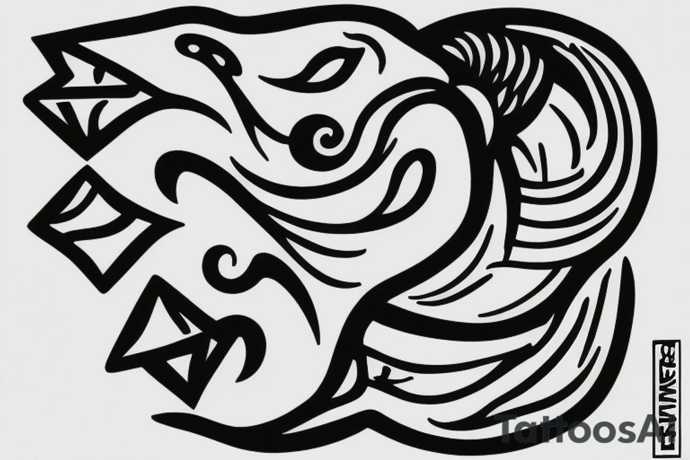 jawbone simple outline tattoo tattoo idea