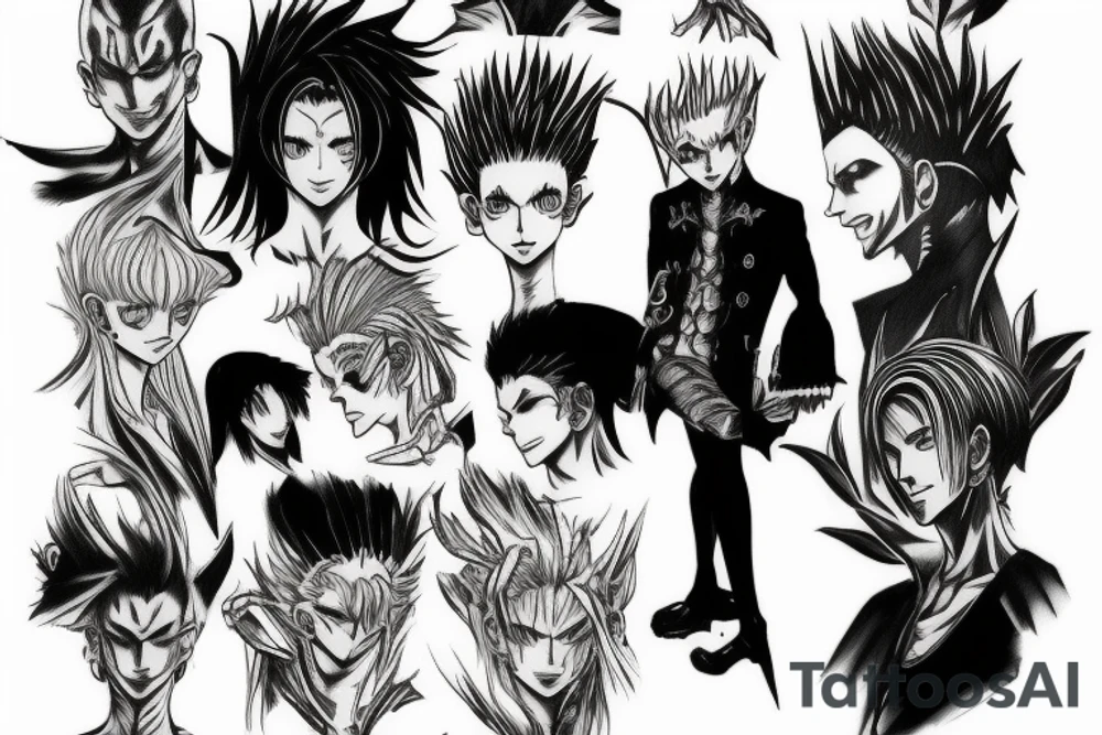 Hunter x hunter chrollo Lucifer tattoo idea