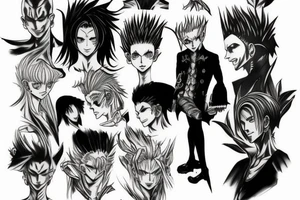 Hunter x hunter chrollo Lucifer tattoo idea