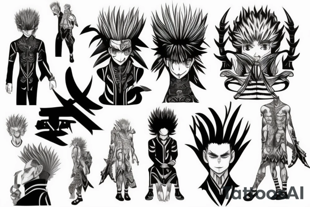 Hunter x hunter chrollo Lucifer tattoo idea