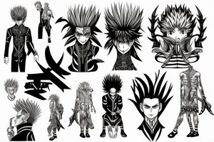 Hunter x hunter chrollo Lucifer tattoo idea